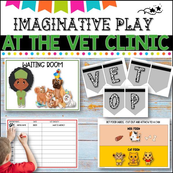 Vet Clinic- Dramatic Play #TPTSALESrus