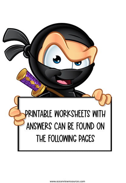 GOOGLE slides NINJA picture reveal 16 questions about angles with worksheets