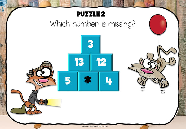 Puzzles and Brain Breaks for Upper Primary- Set 4