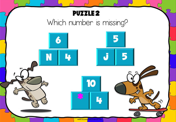 Puzzles and Brain Breaks for Upper Primary- Set 3