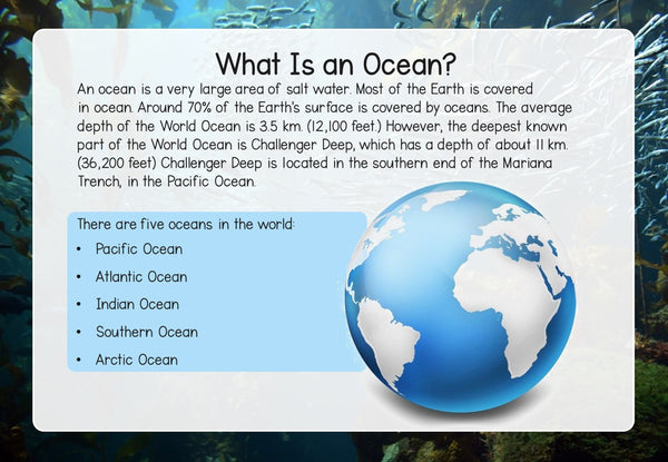 Ocean Unit: A Study of Ocean Animals and Their Habitats