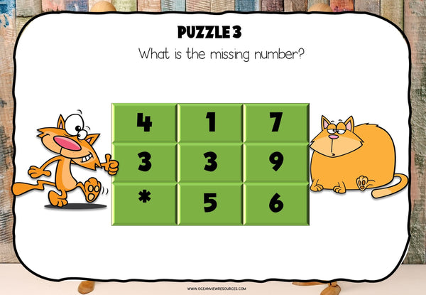 Puzzles and Brain Breaks for Upper Primary- Set 4