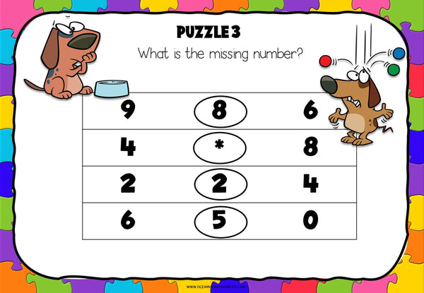 Puzzles and Brain Breaks for Upper Primary- Set 3