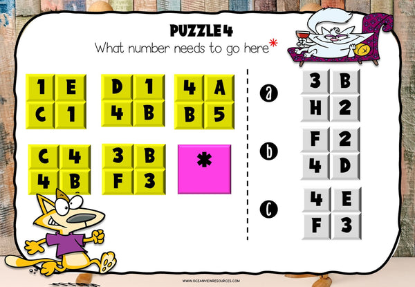 Puzzles and Brain Breaks for Upper Primary- Set 4