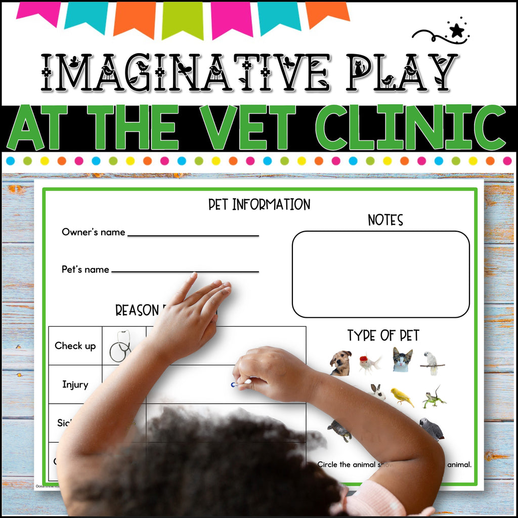 vet-clinic-dramatic-play-tptsalesrus for Animal Hospital Dramatic Play Vet Clinic Free Printables Vet Clinic- Dramatic Play #TPTSALESrus for Animal Hospital Dramatic Play Vet Clinic Free Printables