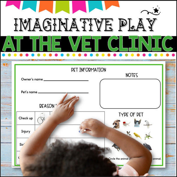 Vet Clinic- Dramatic Play #TPTSALESrus