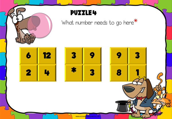 Puzzles and Brain Breaks for Upper Primary- Set 3