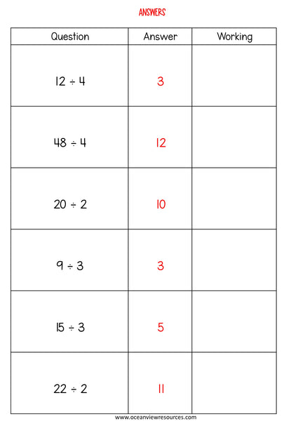 FUN Picture reveal DIGIT mixed division with worksheets (2 sets)