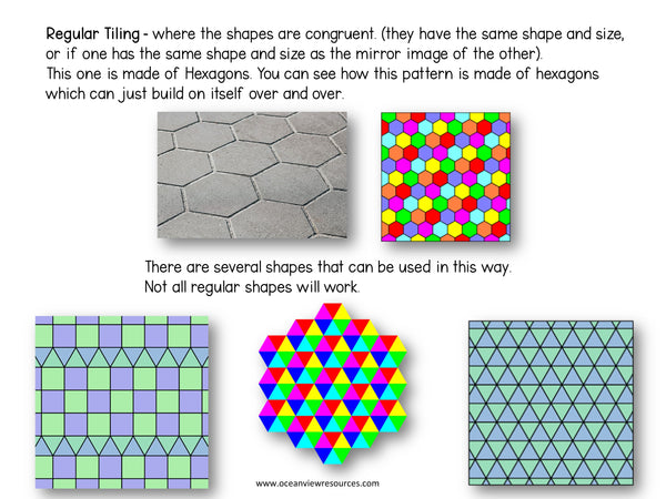 Tessellations- Maths meets Art- Fun Activity #TPTSALESrus