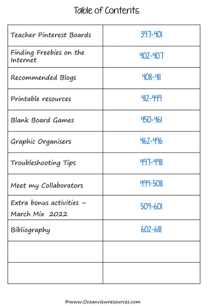 Teaching Handbook and Yearly Planner for Substitute teachers and Relief teachers