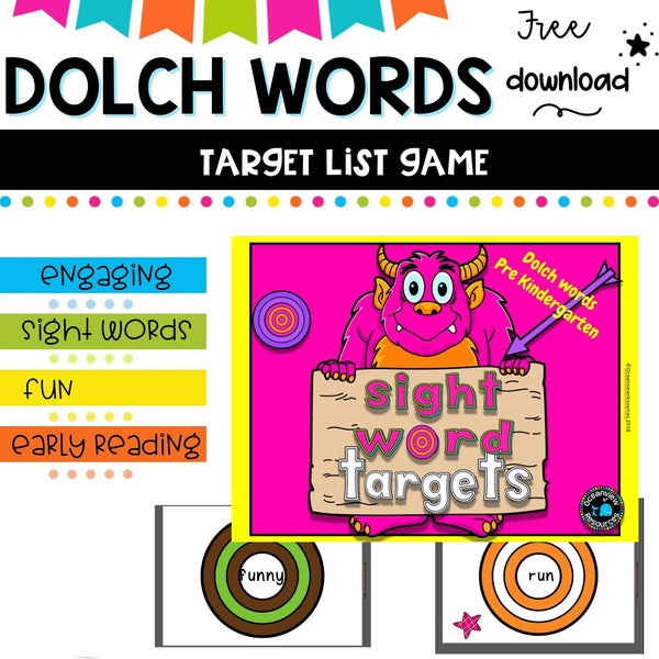 Free DOLCH word lists