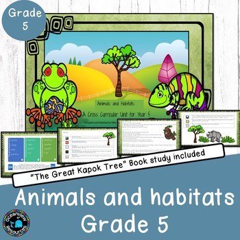 Ocean and animal habitats and environments -UNITS for K-Grade 6 BUNDLE