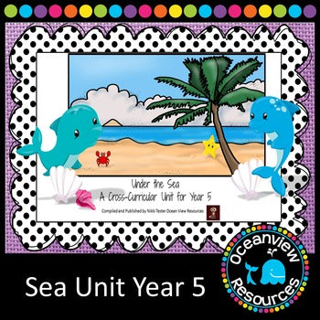 Ocean and animal habitats and environments -UNITS for K-Grade 6 BUNDLE