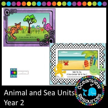 Ocean -sea and Animal units for Grade 2 (bundle)