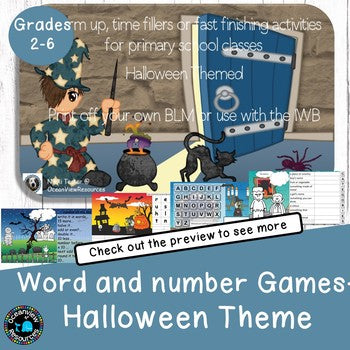 Halloween themed Brain Breaks and challenges