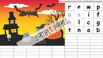 Halloween themed Brain Breaks and challenges