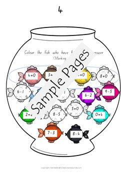 Print and go math worksheets 1-10 for kindergarten