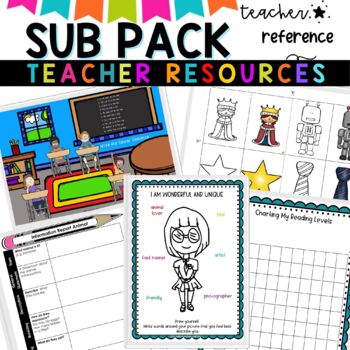 SUBSTITUTE / RELIEF TEACHER RESOURCE- MEGA BUNDLE {substitute, new teacher}