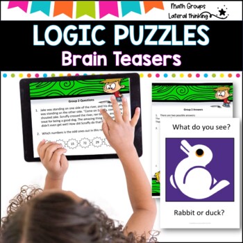 Math Logic puzzles, brain teasers and Optical Illusions Set 1