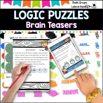 Math Logic puzzles, brain teasers and Optical Illusions Set 1