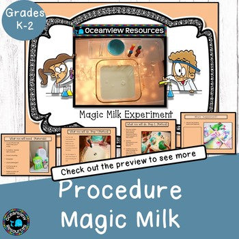 Science- Magic Milk Experiment