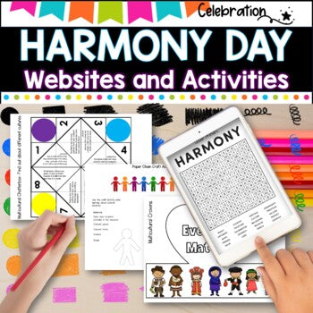 Harmony Day and Harmony Week activities for grades k-6