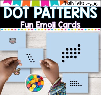 SUBITIZING CARDS I DOT PATTERNS I with emoji transitions