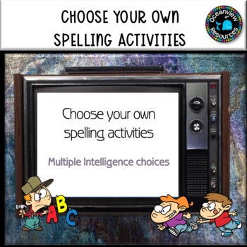 Spelling choices-Multiple Intelligences