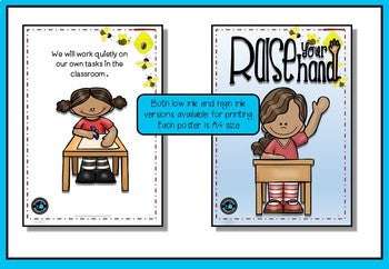 Behavior Posters ideal for classroom management.