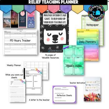 SUBSTITUTE / RELIEF TEACHER RESOURCE- MEGA BUNDLE {substitute, new teacher}