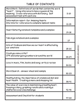 Healthy Hearts-a complete unit for middle to upper primary.