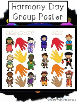 Harmony Day COLLABORATIVE POSTER project.