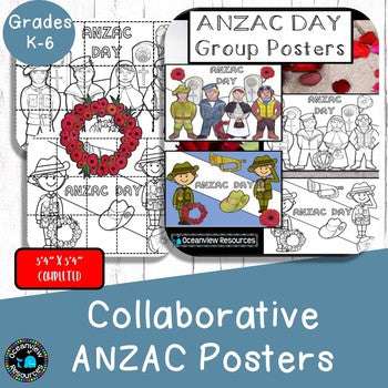 ANZAC Day activity -Collaborative Poster