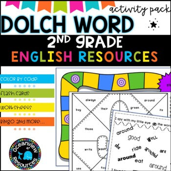 DOLCH WORDS I SIGHT WORDS I Activity Pack - Grade 2