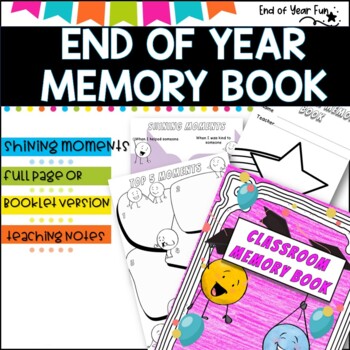 End of Year Memory Book