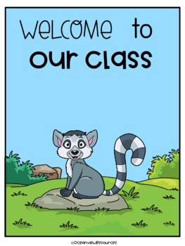 Lemur Design Door Poster