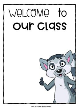 Lemur Design Door Poster