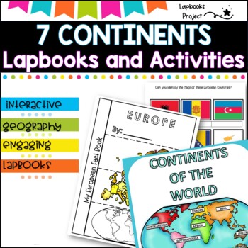 7 Continents of the World- Lapbooks and activities