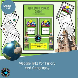 Website Links for History and Geography (Australian Curriculum)