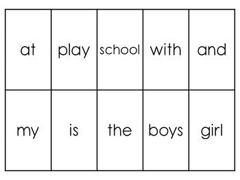 High Frequency Words and initial sounds.  Star Words Level 3