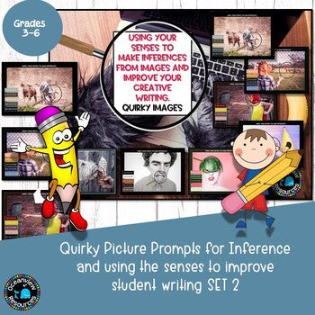 Inferencing- Fun Stimulus Images for creative writing