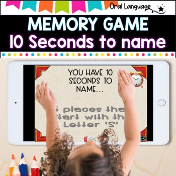 Memory Game l think fast - talk fast l ten seconds to name