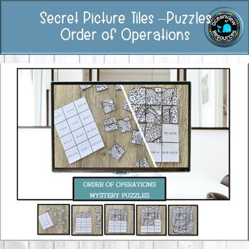 Secret Picture Tiles - Order of Operations