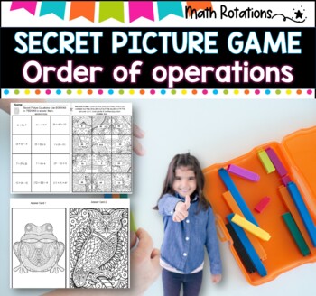 Secret Picture Tiles - Order of Operations