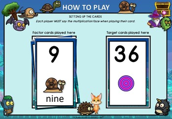 Factors Multiples Prime and Composite Numbers Game - Gremlins and Creatures