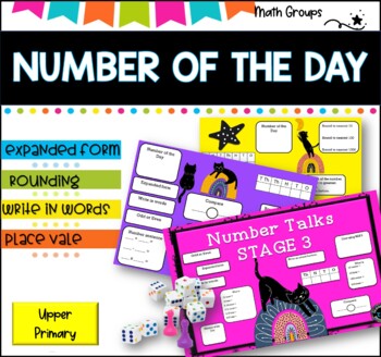 NUMBER OF THE DAY l GRADES 4- 6 l Digital and printable