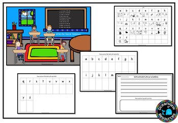 Creating sentences  and flashcard activity. Literacy Rotations and worksheets.