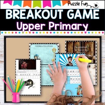 Breakout l Escape game : Math Facts /doubles, halves, decimals, logical thinking Upper Primary