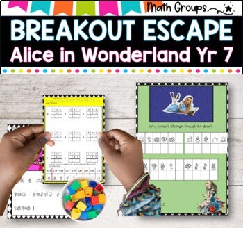 Breakout game- Escape from Wonderland  Math Facts  Year 7