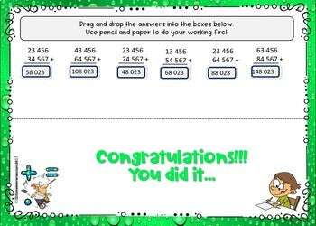 Addition of 4 digit numbers and decimals - Oceanview Education and Teaching Supplies 